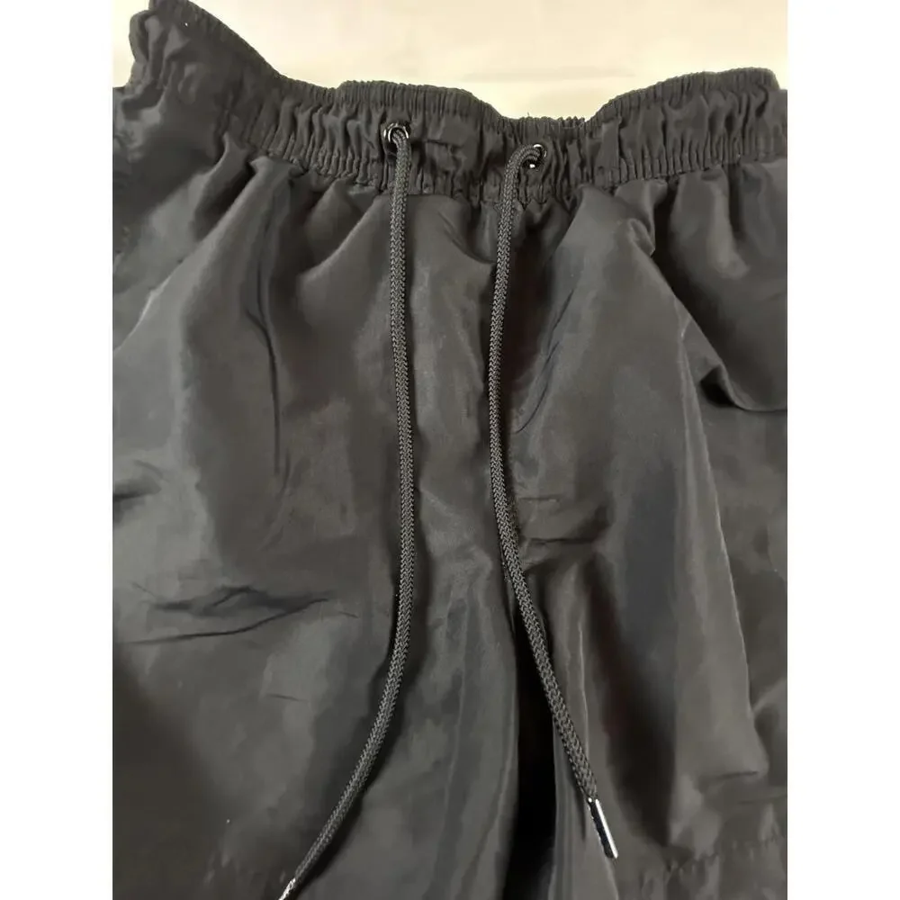Calvin Klein Swim Trunks Mens Small Black Logo Swimwear Mesh Lined Quick Dry